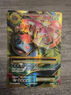 Pokemon TCG XY Evolutions M Venusaur EX Full Art Ultra Rare Card 100/108 NM - Image 1