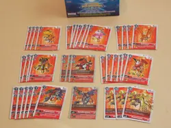 Digimon Card Game EX01 Classic Collection Mixed Card Lot Over 250 Cards - Image 2