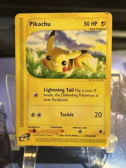 Pokemon E-Reader Lot 5 Cards Expedition Aquapolis Pikachu Golduck Clefairy - Image 2