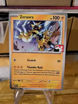 Zeraora Pokemon Prize Pack Series 9 Promo Pokemon Card NM/LP DRI 078/182 - Image 1