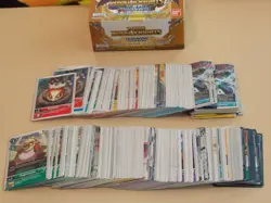 Digimon Card Game BT13 Versus Royal Knights Mixed Card Lot Over 300 Cards - Image 1