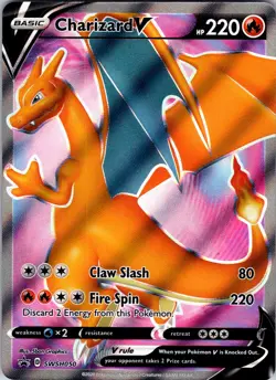 Charizard V SWSH050 Holo Sword & Shield Promo Pokemon Card - Image 1