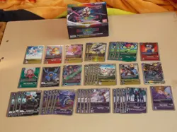 Digimon Card Game RB01 Resurgence Booster Mixed Card Lot Over 250 Cards - Image 2