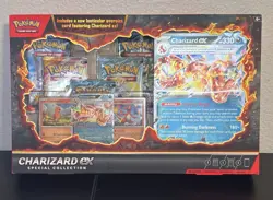 POKEMON TCG CHARIZARD EX Special Collection Box (5 Packs/ 3 Promos/ 1 OS Card) - Image 1