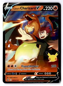 Lance's Charizard V - Promo SWSH: Sword & Shield Promo Cards SWSH133 DAMAGED - Image 1