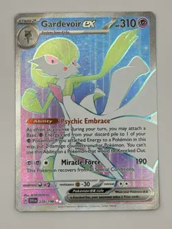 Gardevoir ex 228/198 Scarlet & Violet Ultra Rare Full Art Pokemon Card NM - Image 1