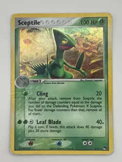 Sceptile 4/17 POP Series 1 Holo Rare Pokemon Card HP - Image 1