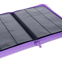 Vault X Just Purple 9-Pocket Exo-Tec Zip Binder - 360 Cards - New - Image 3