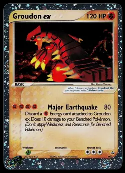 Pokemon Card - Groudon ex (Nintendo Power Magazine) Nintendo Promos 002 - Image 1