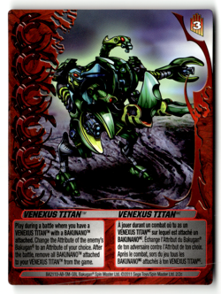 Bakugan Card - Venexus Titan - Mechtanium Surge - Image 1