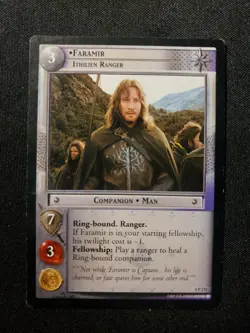 2002-07 The Lord of the Rings TCG: Promo Card Faramir #6P121 LP See Pics - Image 1