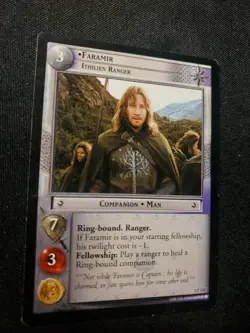 2002-07 The Lord of the Rings TCG: Promo Card Faramir #6P121 LP See Pics - Image 2
