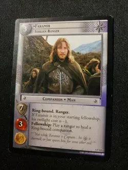 2002-07 The Lord of the Rings TCG: Promo Card Faramir #6P121 LP See Pics - Image 3