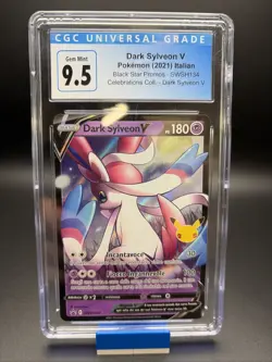 Dark Sylveon V SWSH134 SWSH: Sword & Shield Promo Cards Holo **ITALIAN** - Image 1