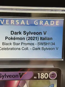 Dark Sylveon V SWSH134 SWSH: Sword & Shield Promo Cards Holo **ITALIAN** - Image 3