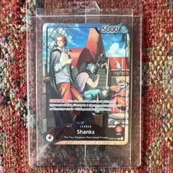 Shanks OP09-001 PSA One Piece CCG The Four Emperors Leader Alt Art Foil - Image 1