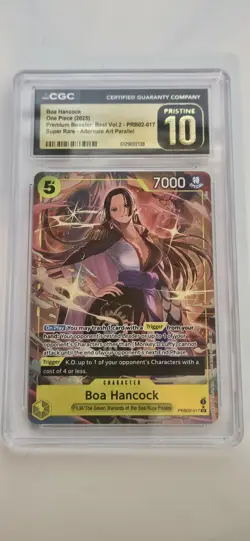 CGC 10 Boa Hancock SR Alt Art PRB02-017 - Image 1