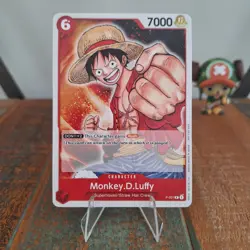 Monkey D Luffy Pre-Errata P-001 Promotion Pack 2022 One Piece Promo - Image 1