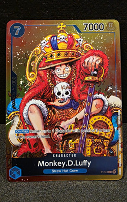 One Piece Monkey.D.Luffy Promo Foil P-043 - Image 1
