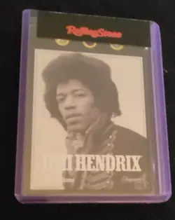 JIMI HENDRIX 2025 ROLLING STONE KEEPSAKE TRIPLE GEM RELIC 6/10 Cracked Ice #195 - Image 1