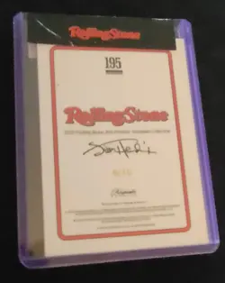 JIMI HENDRIX 2025 ROLLING STONE KEEPSAKE TRIPLE GEM RELIC 6/10 Cracked Ice #195 - Image 2