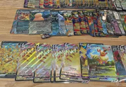 Pokemon Jumbo Card Lot (116) Oversized EX V VMAX Charizard Flareon Pikachu LOOK - Image 2