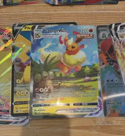 Pokemon Jumbo Card Lot (116) Oversized EX V VMAX Charizard Flareon Pikachu LOOK - Image 3