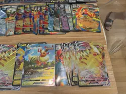Pokemon Jumbo Card Lot (116) Oversized EX V VMAX Charizard Flareon Pikachu LOOK - Image 4