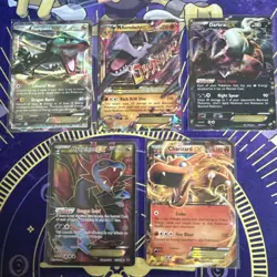 Pokemon Card Lot Of 5 Mid Era EX Cards (Rayquaza, Charizard) - Image 1