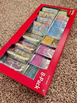 Pokemon Prismatic Evolutions 8 Mini-Tins with Promo Cards Costco 2-Pack sealed - Image 3