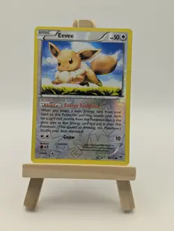 Eevee 80/111 Reverse Holofoil Pokemon TCG XY Furious Fists LP Card - Image 1