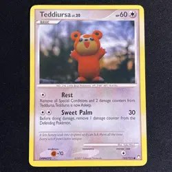 Pokemon TCG Teddiursa 105/123 Mysterious Treasures Non-Holo Card - Image 1