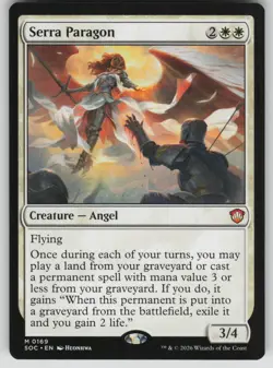 Serra Paragon Mythic Commander: Secrets of Strixhaven 169 MTG Near Mint 2026 - Image 1