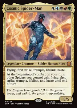 Cosmic Spider-man Custom Commander Deck MTG Magic the Gathering - Image 1