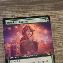 Wizards of the Coast MTG Delighted Halfling Rare Regular EN LOTR - Image 1