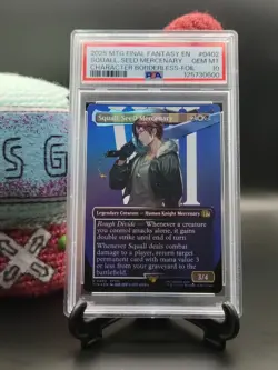Squall, SeeD Mercenary (Borderless Foil) - #402 - Final Fantasy - PSA 10 - Image 1