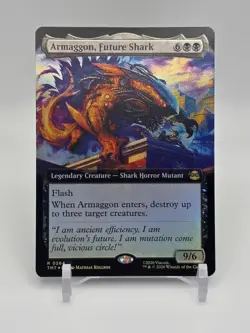 Armaggon, Future Shark 0264 Rare Extended Art Foil MTG Magic The Gathering TMNT - Image 1