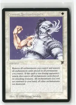 Remove Enchantments Common Legends Magic: The Gathering Lightly Played - Image 1