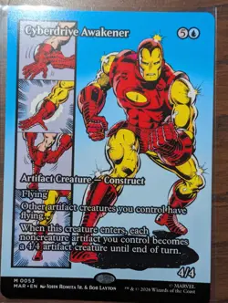MTG Cyberdrive Awakener(Borderless Regular) Marvel Universe Eternal-Legal NM - Image 1