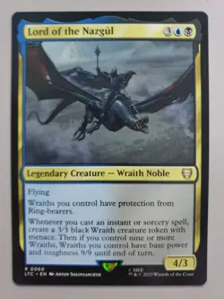 MTG Lord of the Nazgul Commander: LotR: Tales of Middle-Earth Regular Rare - Image 1