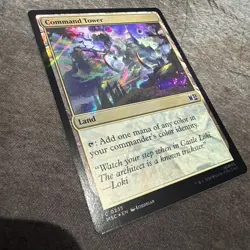 Command Tower (0235) (Surge Foil) MTG MSC Commander: Marvel Super Heroes Foil NM - Image 3