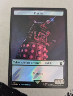 Token - Dalek & Cyberman - MTG - WHO - 0044 & 0056 - Surge FOIL - Image 1