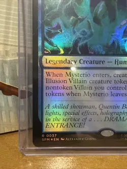 Mysterio, Master of Illusion Magic The Gathering Spider-Man Rare Foil R 0037 NM+ - Image 2