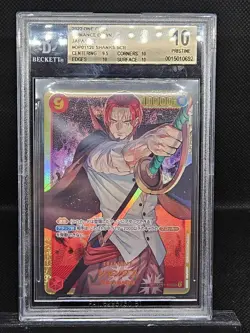 2022 One Piece Romance Dawn OP01-120 SHANKS Secret Rare BGS 10 💎 Japanese - Image 1
