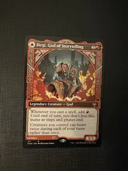 Birgi, God of Storytelling (Showcase) Kaldheim Regular - Image 1