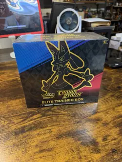 Pokemon TCG Sword & Shield Crown Zenith Elite Trainer Box Sealed - Image 1