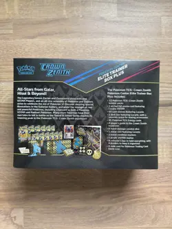 Pokemon TCG- Crown Zenith -Pokemon Center Elite Trainer Box - Sealed Tiny Tear - Image 2