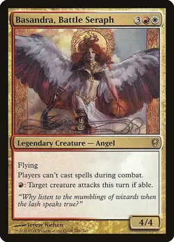 MTG NM English 1x Basandra, Battle Seraph Conspiracy 2014 - Image 1