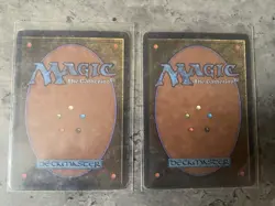 Magic the Gathering Beta Basic Land Swamps Lot Of 2 Cards 1993 Rare Vintage - Image 2