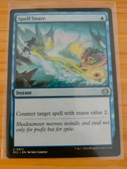 MTG Spell Snare 0071 Lorwyn Eclipsed M/NM Free UK P&P - Image 1